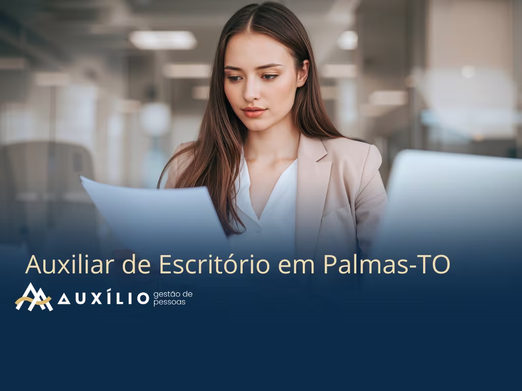 vaga de auxiliar de escritorio em palmas