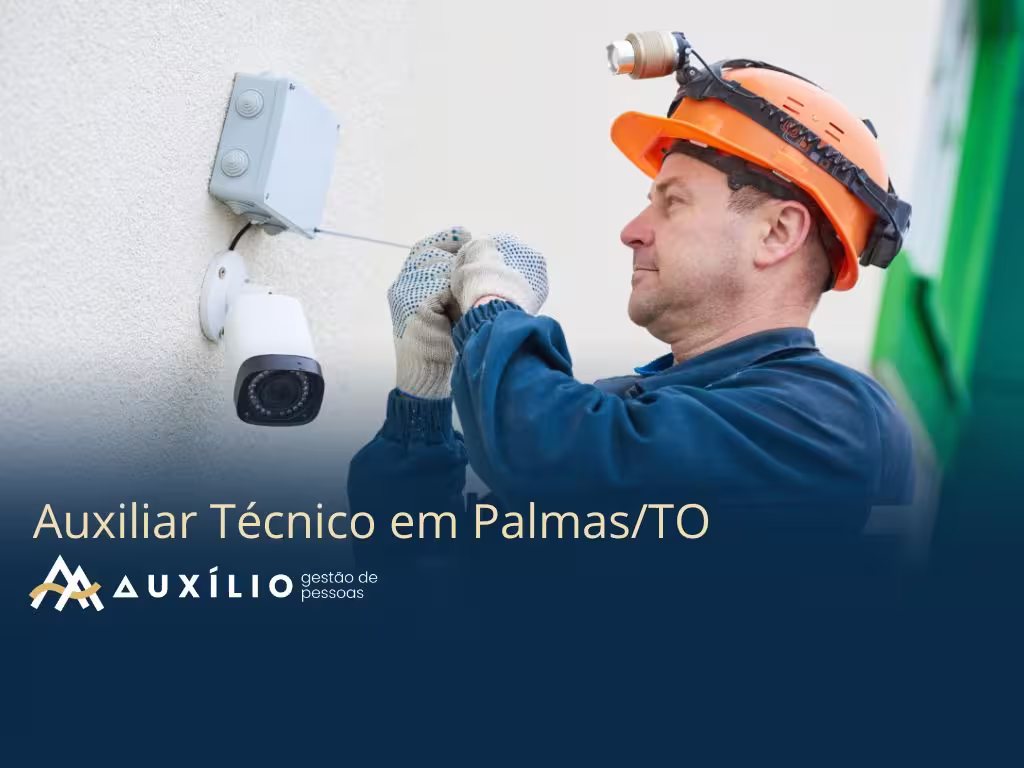 vaga de auxiliar tecnico em palmas